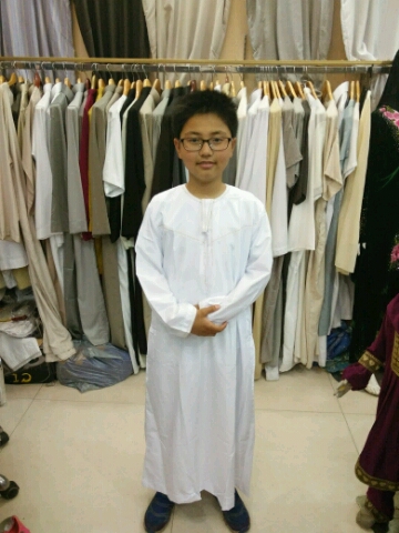 ι̱⵵ ҳ, 6-15T Ƿ Jilbab ̽ Ƿ ڼ  ֹ Thobe κ ̽ ī ź ƹپ/Embroidery Muslim Childrens Jubba Thobe Robe Islam Kaftan Abaya in Dubai Pra